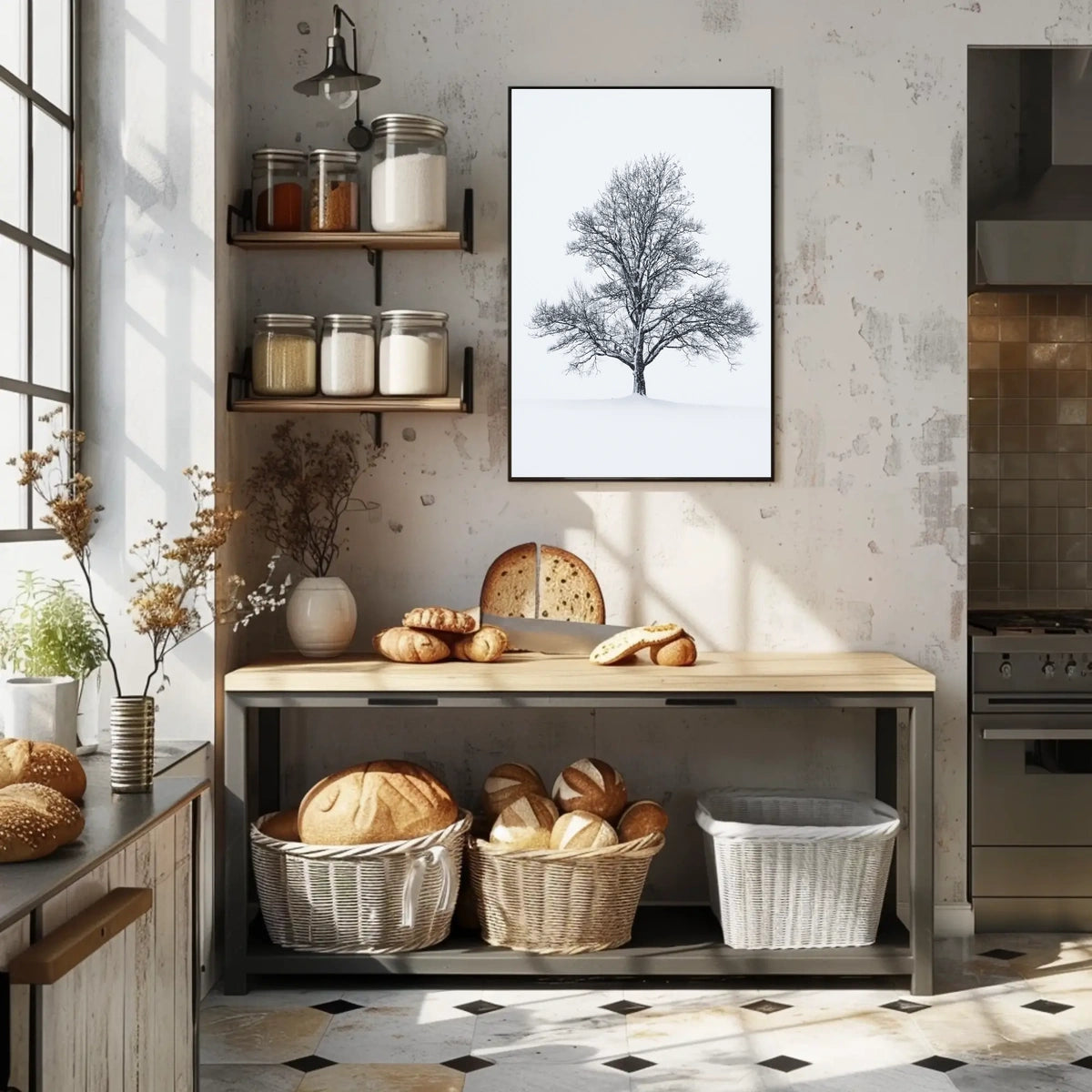 Solitary Winter Tree Poster