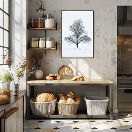 Solitary Winter Tree Poster
