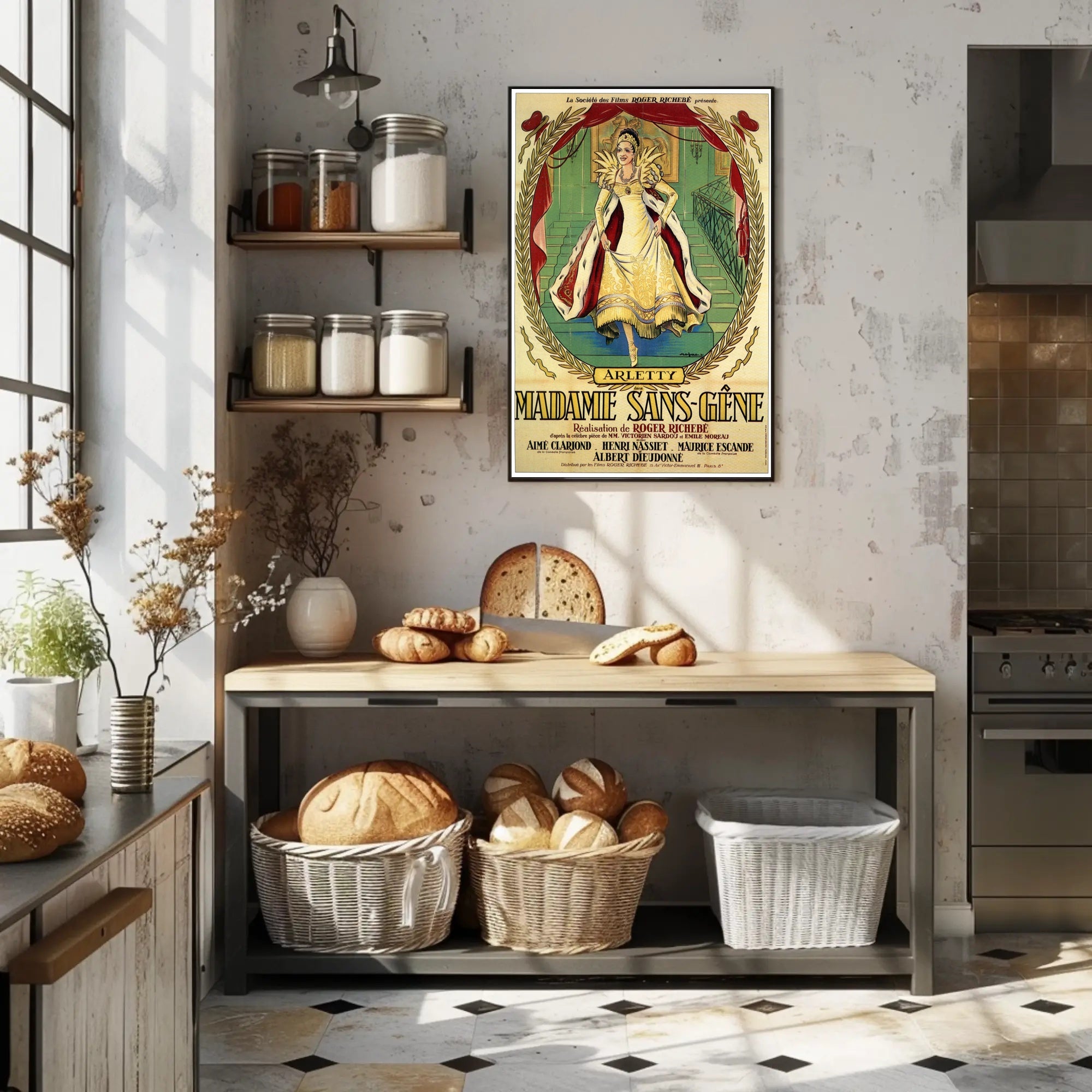 Madame Sans-Gêne Historical Theatre Art Poster