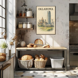 Oklahoma Cityscape Poster