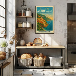 Discover Positano's Timeless Beauty Travel Poster