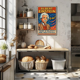Albert Einstein Theory Of Relativity Poster