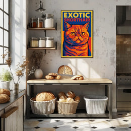 Exotic Shorthair Cat Poster