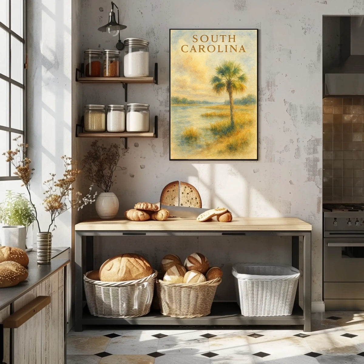 South Carolina Landscape Poster