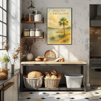 South Carolina Landscape Poster