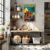 Bombay Vintage Travel Vintage Poster