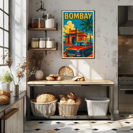 Bombay Vintage Travel Vintage Poster
