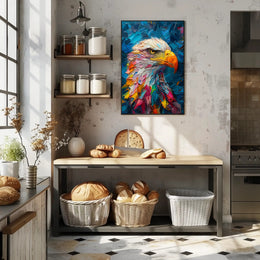 Mysterious Hooded Figure in Eerie Mist Poster PosterGoat