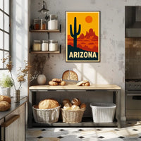 Arizona Desert Landscape Poster