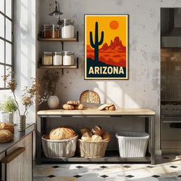 Arizona Desert Landscape Poster