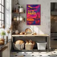 Fly To Paris Poster