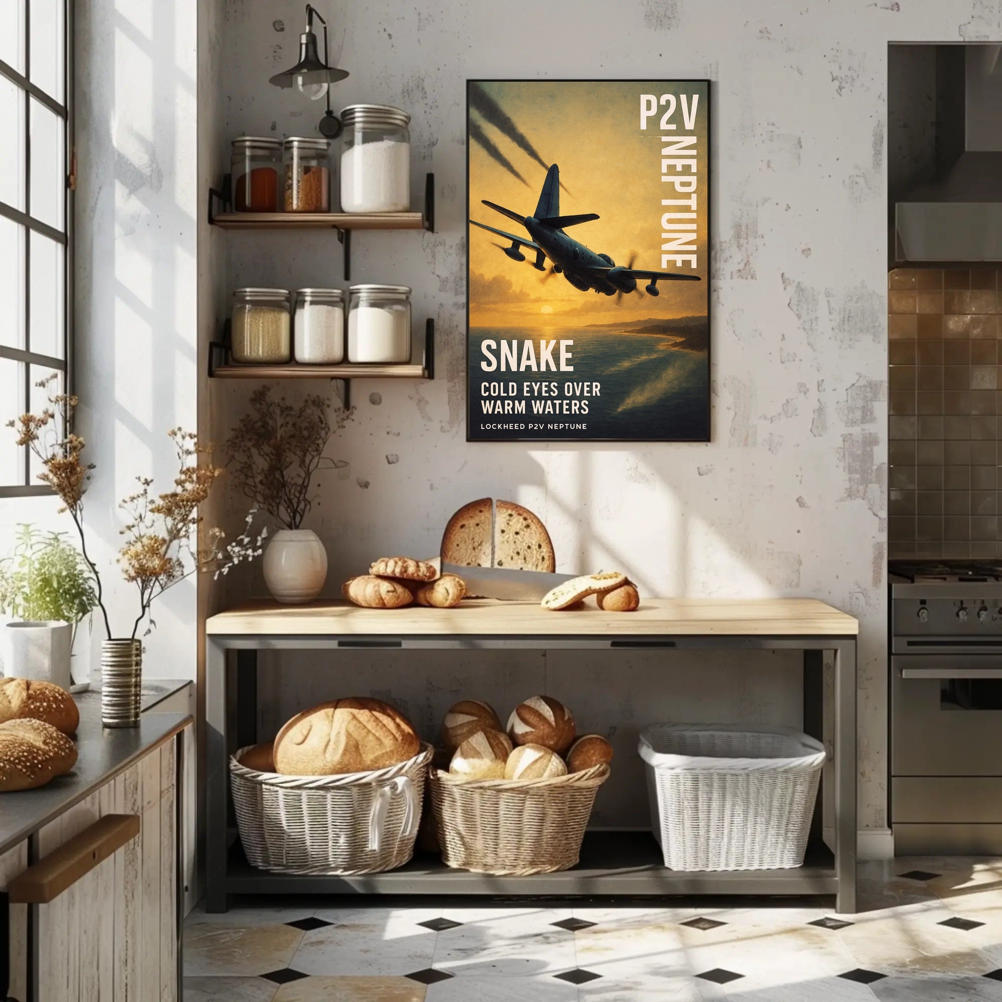 Snake Cold Eyes Over Warm Waters Poster PosterGoat