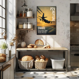 Snake Cold Eyes Over Warm Waters Poster PosterGoat