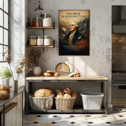 George Washington Legacy of a Leader Poster PosterGoat