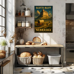 Scotts Bluff Nebraska Poster