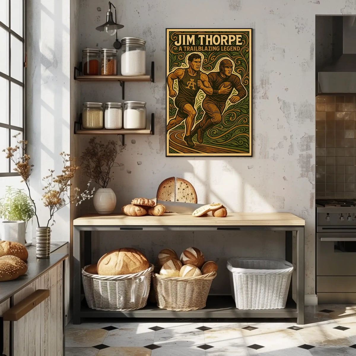 Jim Thorpe A Trailblazing Legend Poster