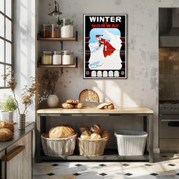 Winter in Norway Poster PosterGoat