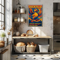 Duckzilla A Waddling Terror Poster