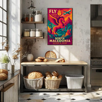 North Macedonia Travel Adventure Poster PosterGoat