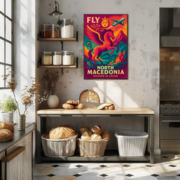 North Macedonia Travel Adventure Poster PosterGoat