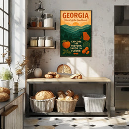 Georgia Heart Of The Southeast Poster