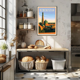 Uzbekistan Travel Poster