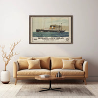 Vintage Maritime Adventure Poster PosterGoat