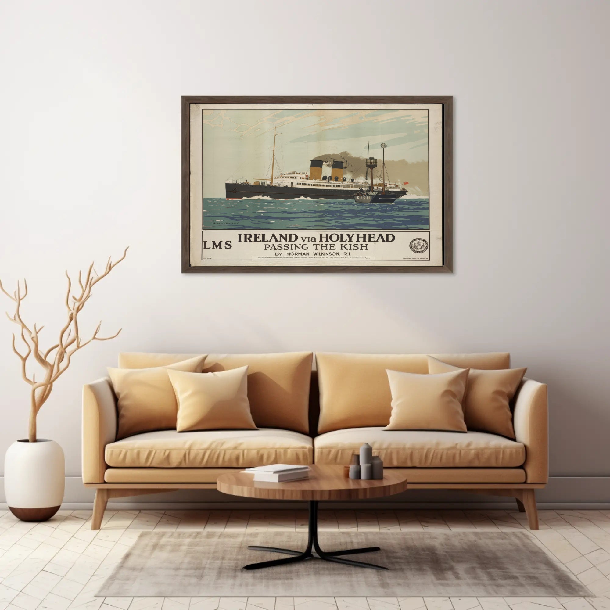 Vintage Maritime Adventure Poster PosterGoat