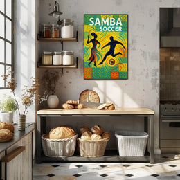 Samba Soccer Poster PosterGoat