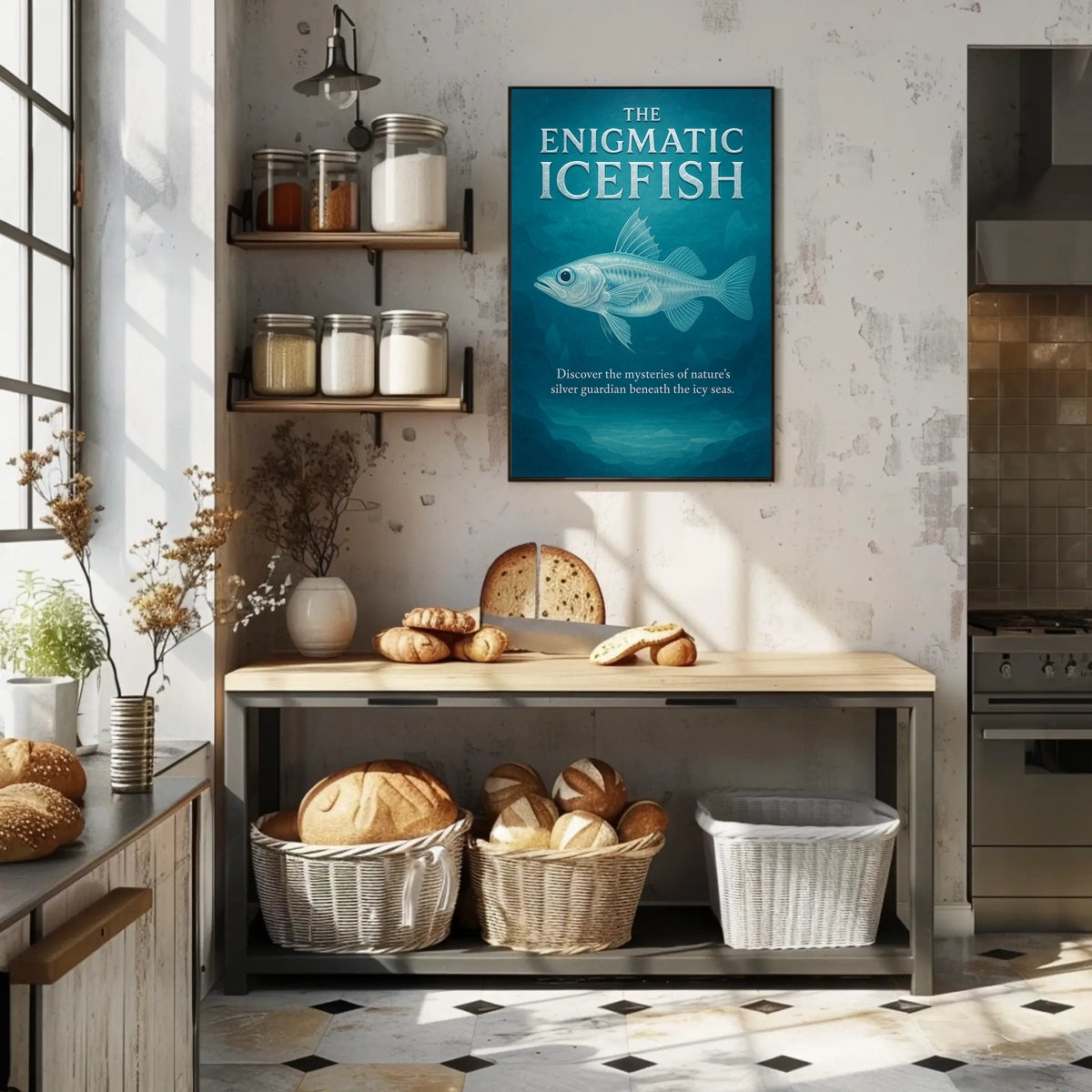 The Enigmatic Icefish Poster