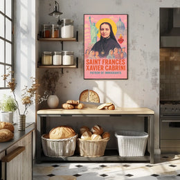 Saint Frances Xavier Cabrini Patron Of Poster