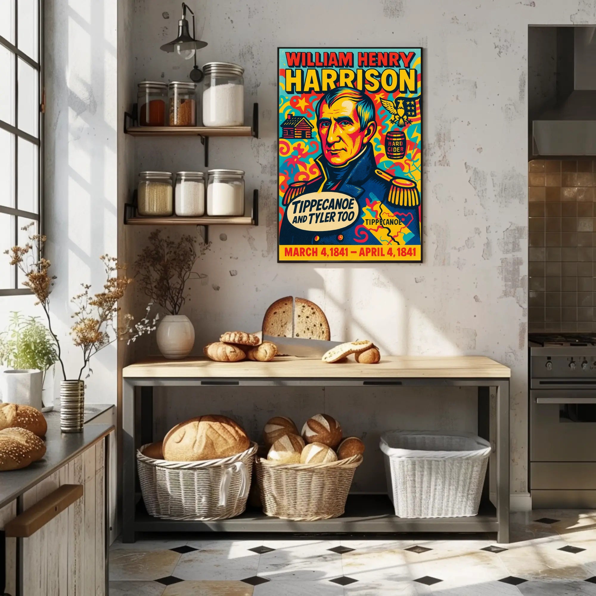 William Henry Harrison 9th President Poster PosterGoat