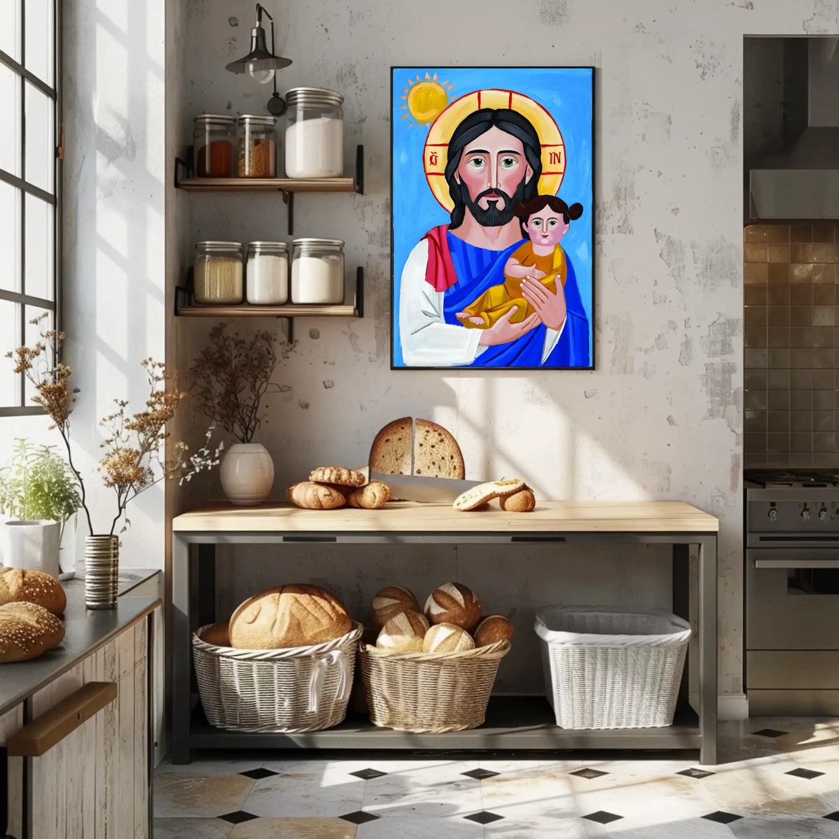 Iconic Religious Imagery Poster