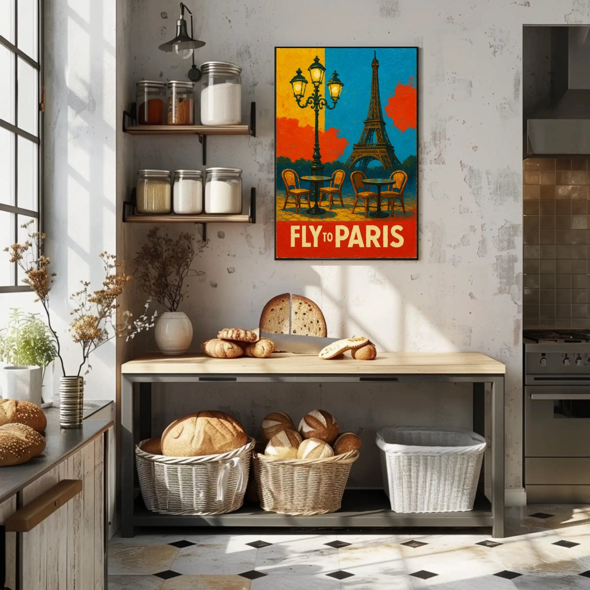 Fly To Paris Poster