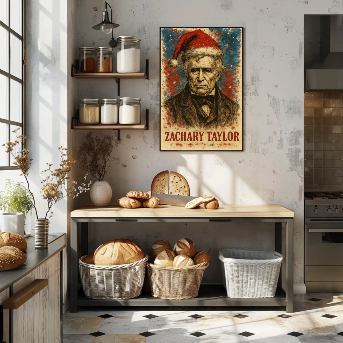 Zachary Taylor 12th President of the United States Christmas SeriesPoster