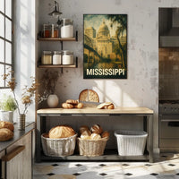 Mississippi State Capitol Poster