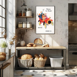 Hurray for Books! Poster PosterGoat