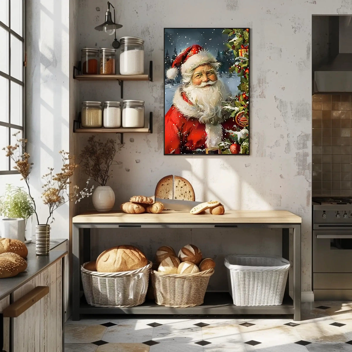 Santa Claus in a Winter Wonderland Poster