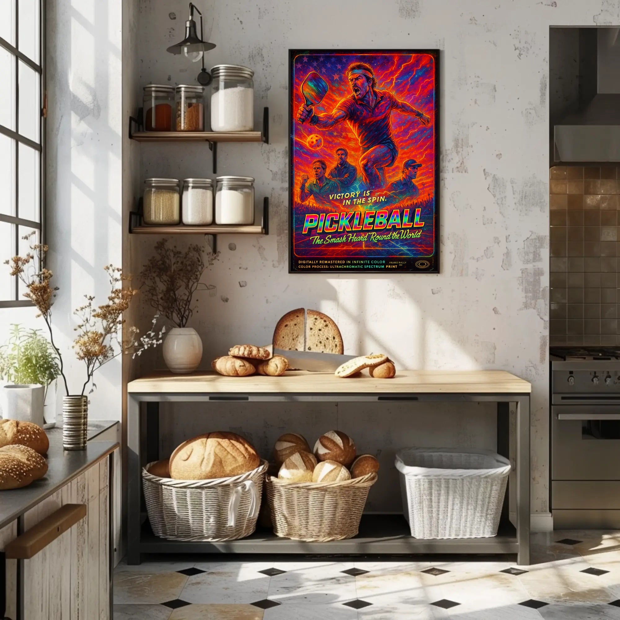 Pickleball – The Smash Heard 'Round the World Poster PosterGoat