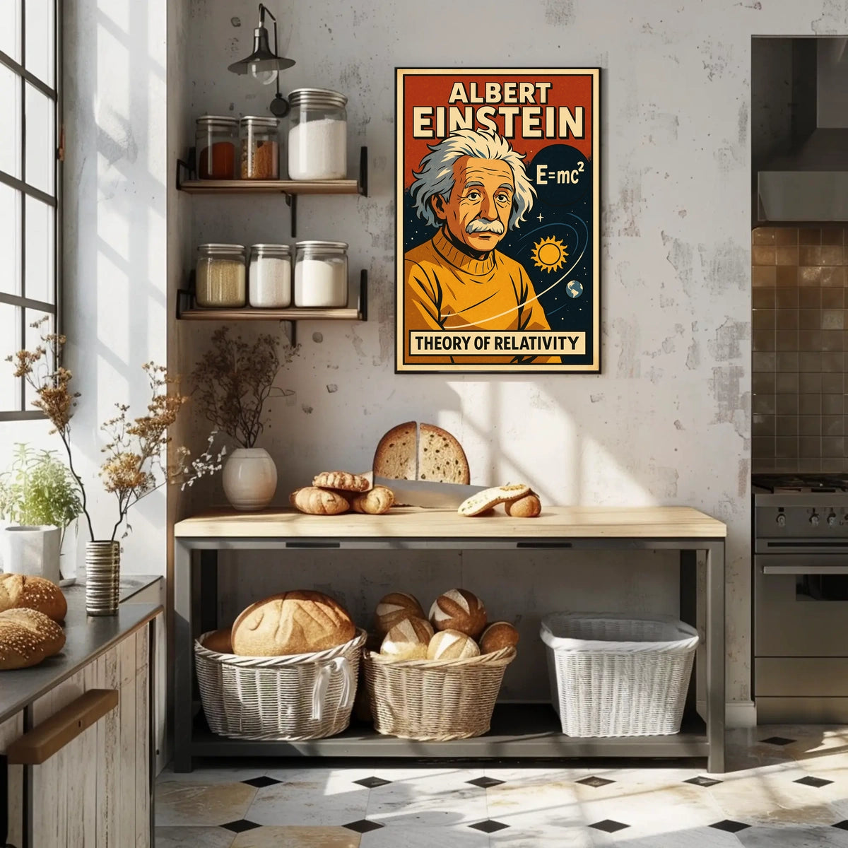 Albert Einstein Theory Of Relativity Poster