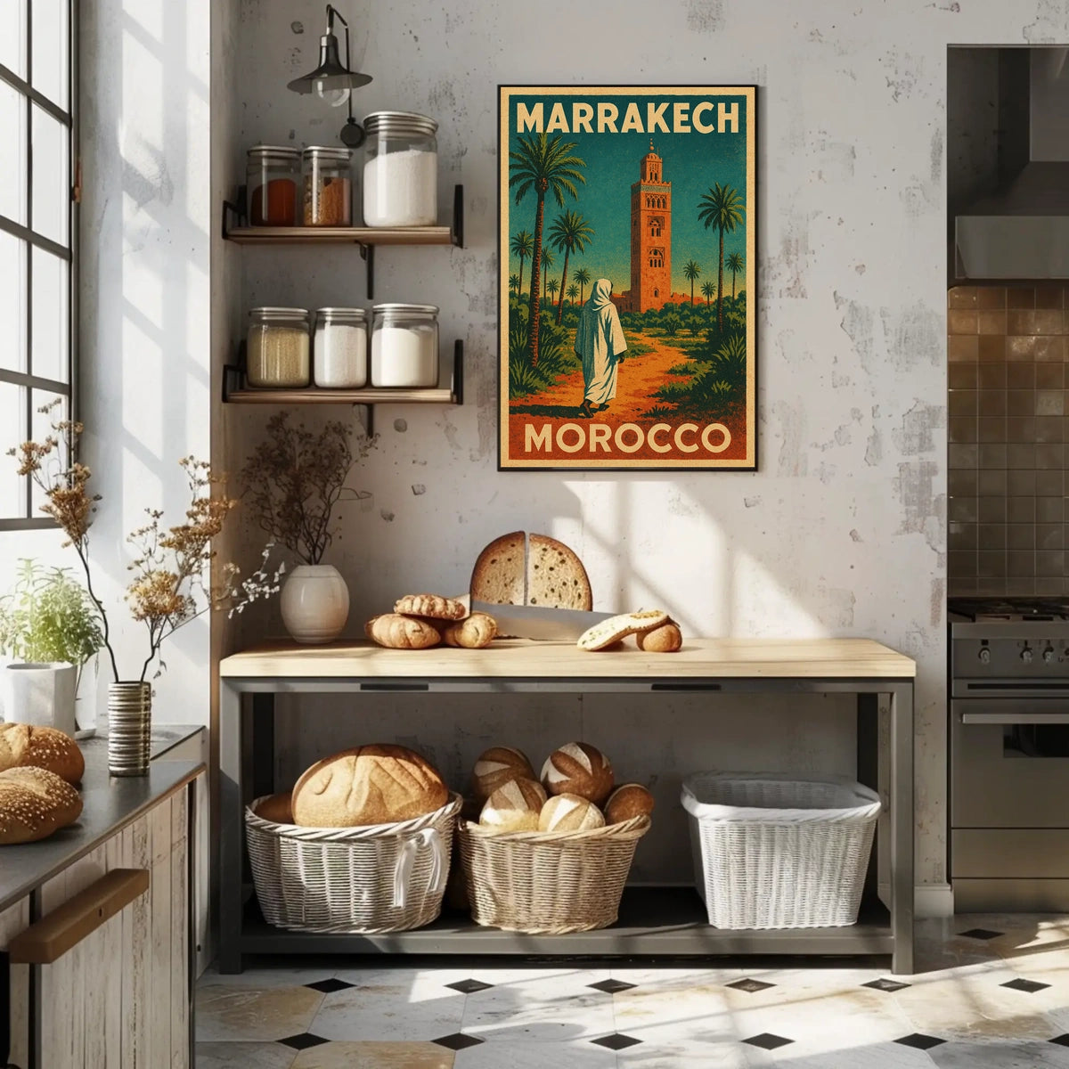 Marrakech Travel Poster