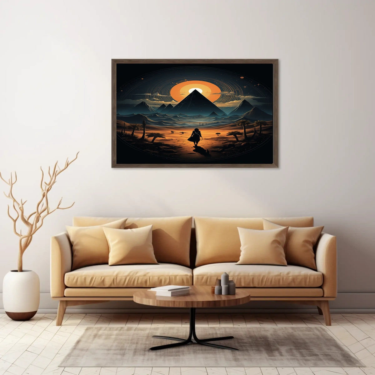 Journey Through The Cosmic Desert Poster