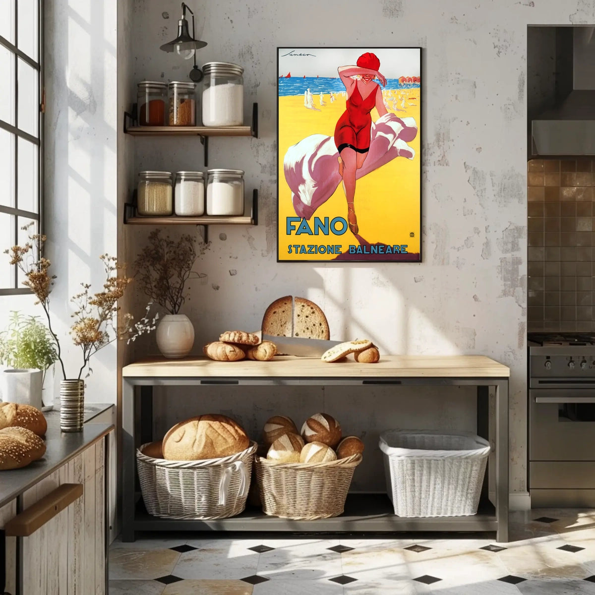 Fano Stazione Balneare Poster