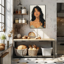 Enigmatic Portrait Poster