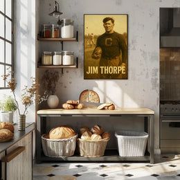 Jim Thorpe Legendary Athlete Poster