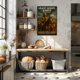Grant-Kohrs Ranch Preserving Cowboy Poster