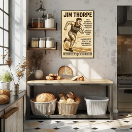 Celebrating Jim Thorpe Legendary Athlete Poster