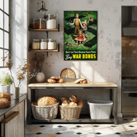 World War II War Bonds Propaganda Poster