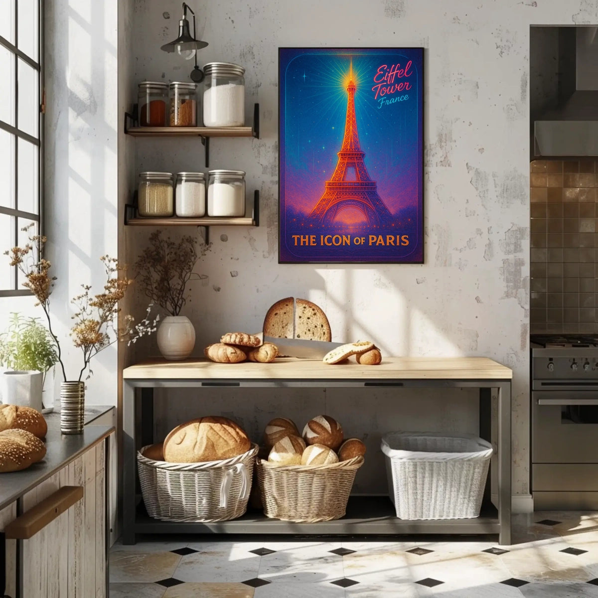 The Icon of Paris Poster