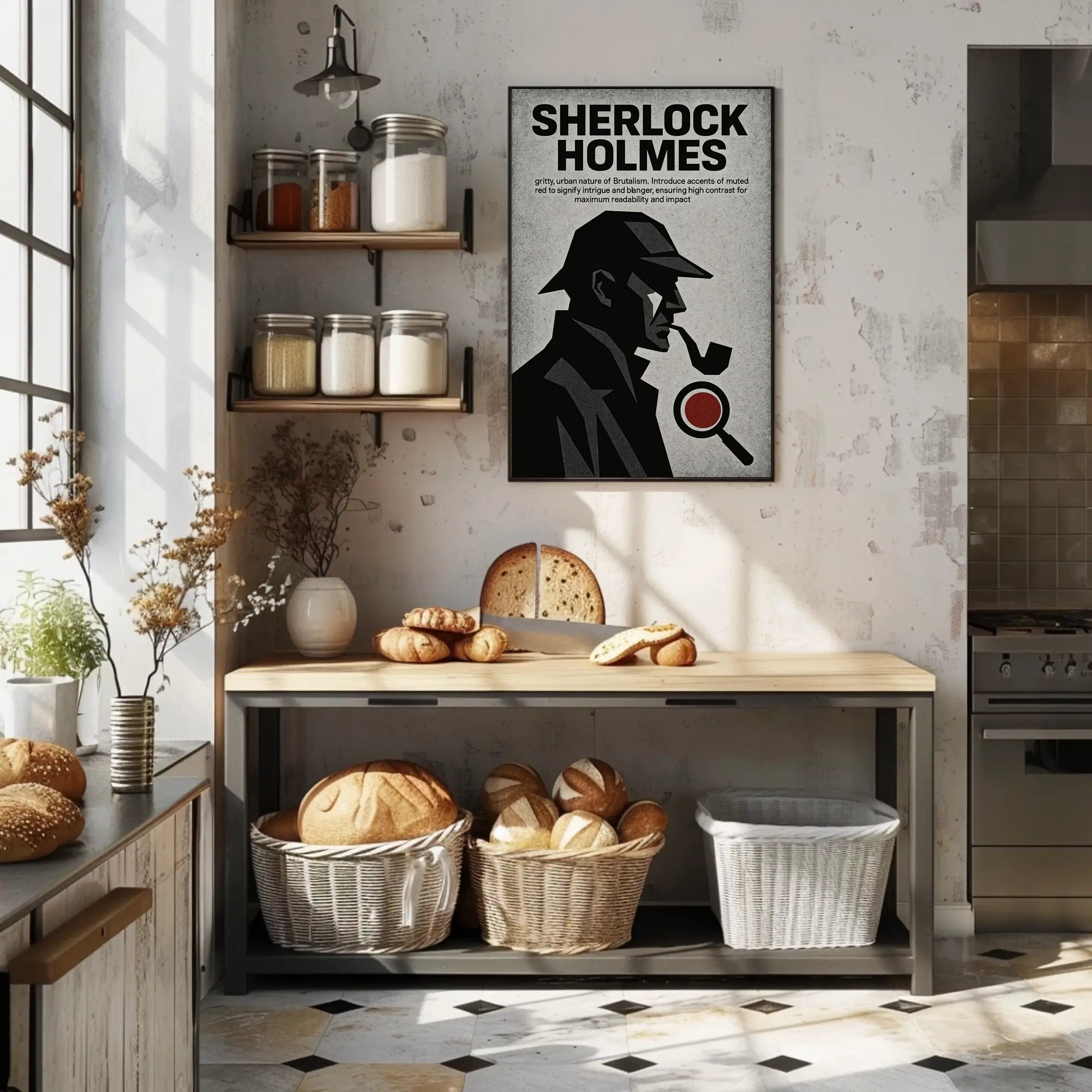 Sherlock Holmes Poster PosterGoat